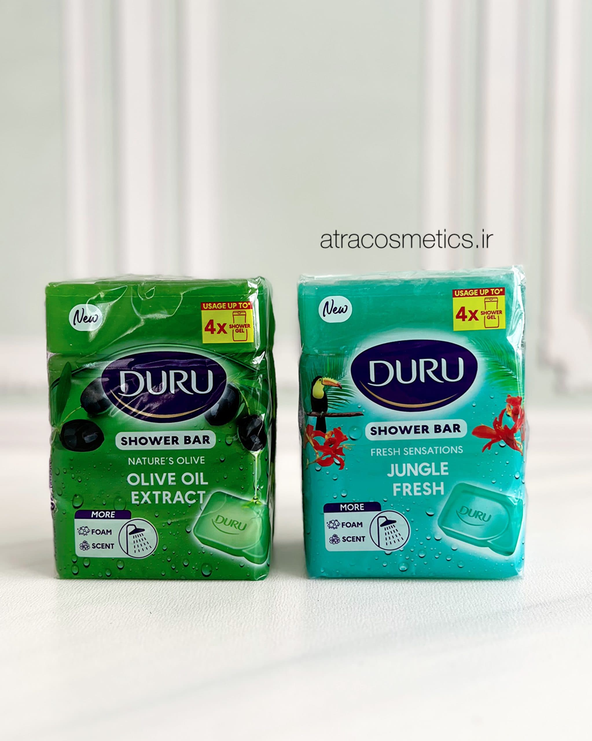 صابون ژله‌ای دورو Duru مدل Gel – بسته ۴ عددی ۱۶۰ گرم