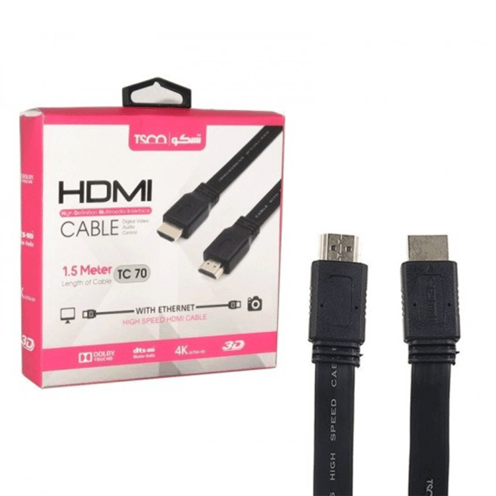 کابل HDMI تسکو TC-70 با طول 1.5 متر