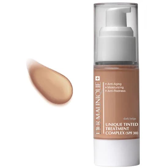 کرم مغذی و آبرسان انواع پوست با Spf 30 بژ تیره درمایونیک Dermaunique