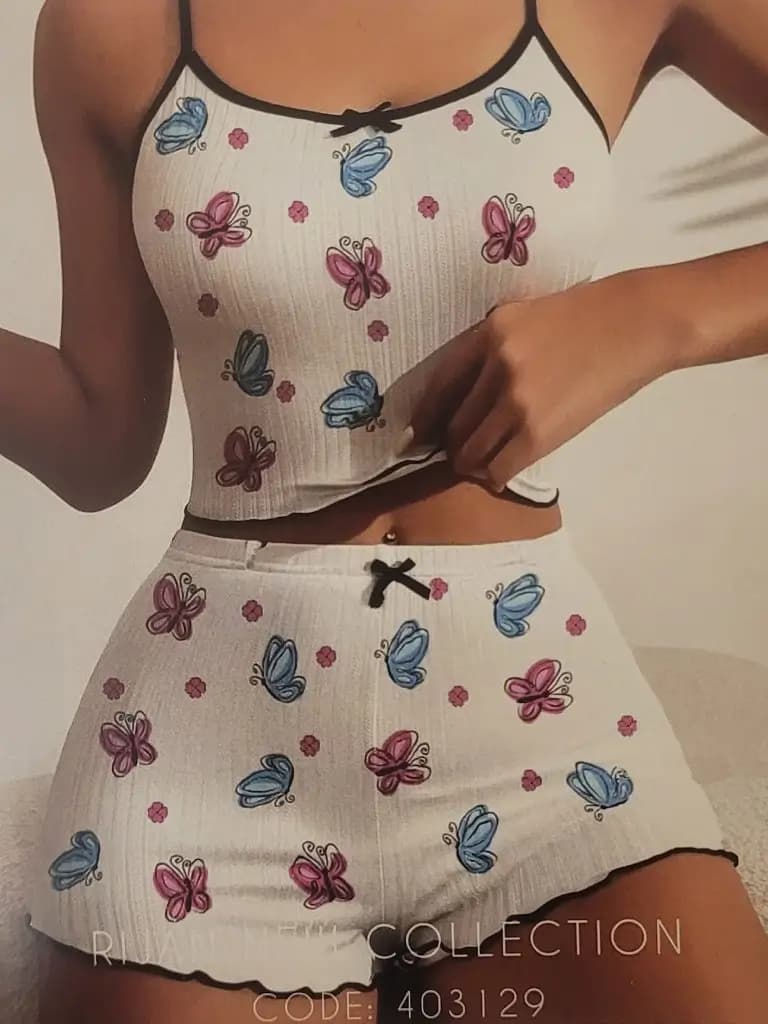 ست تاپ و شورتک راحتی زنانه ریژان