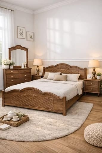 تخت خواب دونفره مدل سلطنتی یک و نیم نفره 120 مبلمان فرنا مدل 1143268