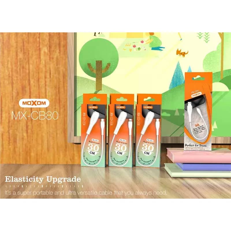 کابل شارژر تایپ سی موکسوم مدل MX-CB80 — تصویر ۵
