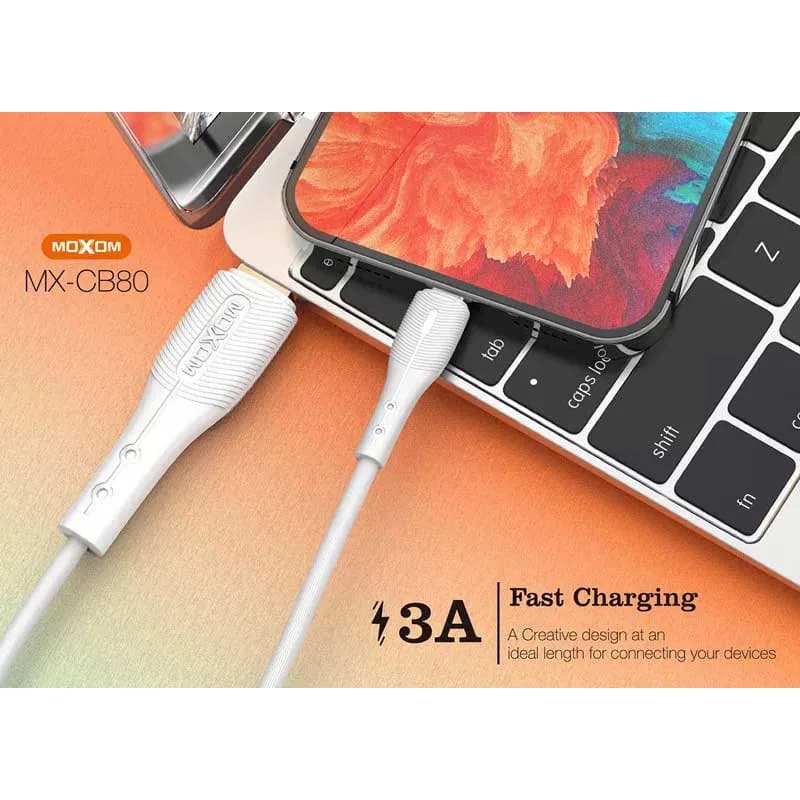 کابل شارژر تایپ سی موکسوم مدل MX-CB80 — تصویر ۶