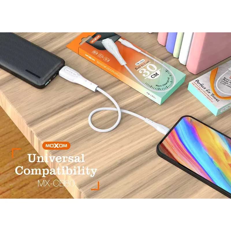 کابل شارژر تایپ سی موکسوم مدل MX-CB80 — تصویر ۸