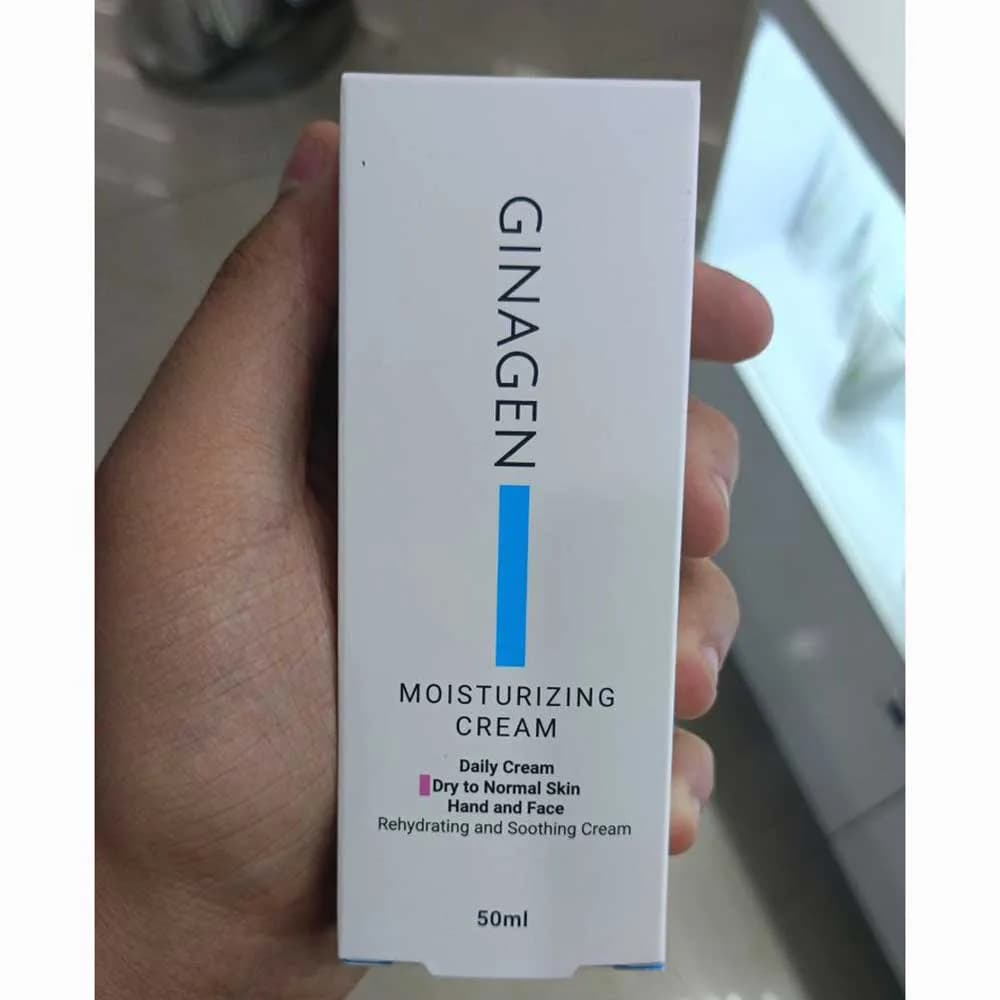 کرم آبرسان پوست خشک ژیناژن حجم ۵۰ میل GINAGEN — تصویر ۲