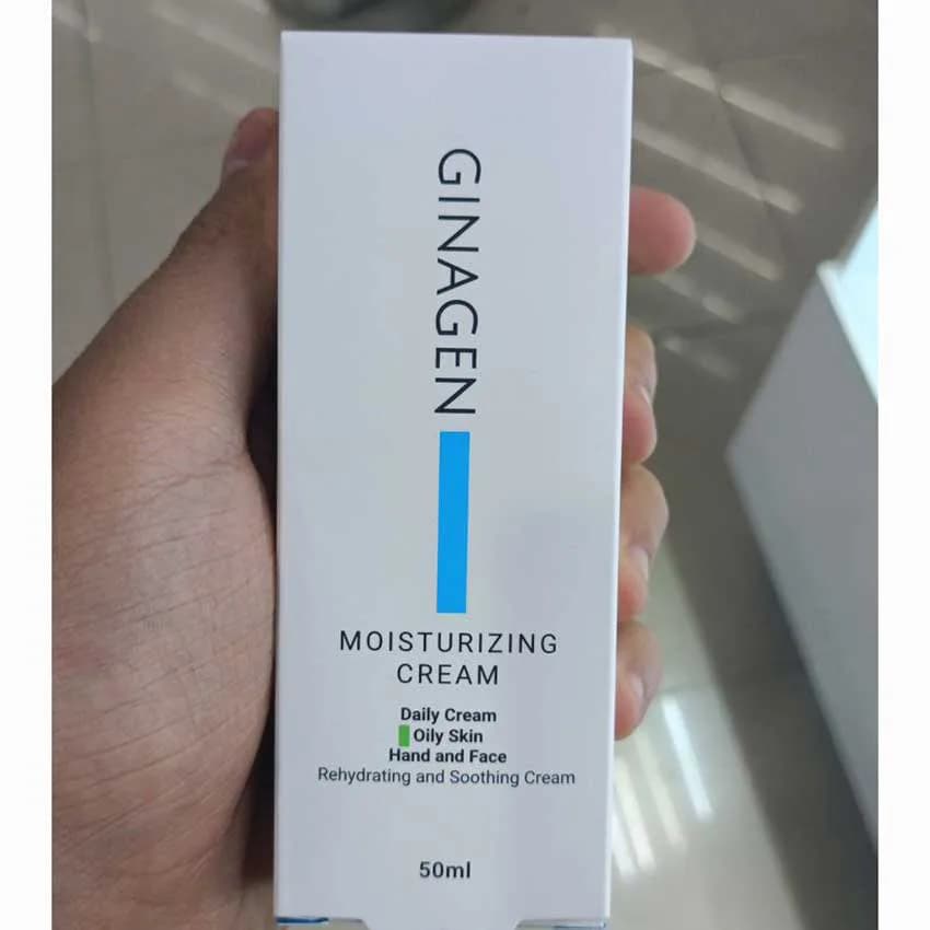 کرم آبرسان پوست چرب ژیناژن حجم 50 میل GINAGEN — تصویر ۲