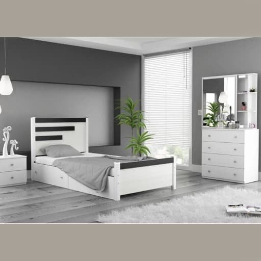 تخت خواب یک نفره رادو مبلمان فرنا مدل 1143245