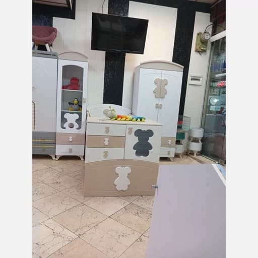 سرویس خواب کودک و نوجوان تدی مبلمان فرنا مدل 1143228