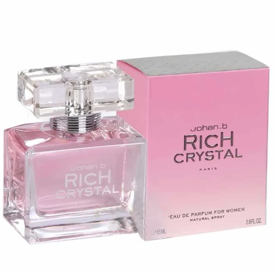 ادکلن زنانه ریچ کریستال ژوهان بی Rich Crystal johan b حجم ۹۰ میل