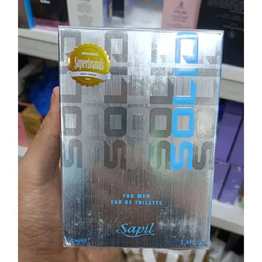 ادکلن مردانه ساپیل سولید Sapil solid حجم ۱۰۰ میل — تصویر ۲