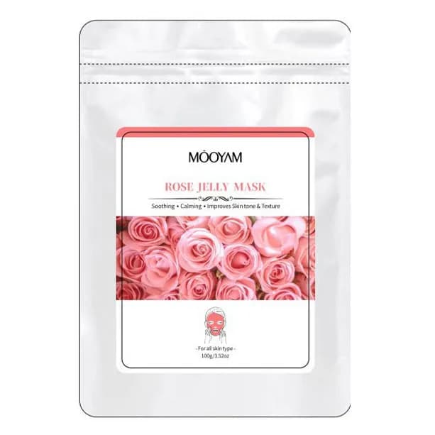 ماسک هیدروژلی گل رز 100 گرمی مویام mooyam