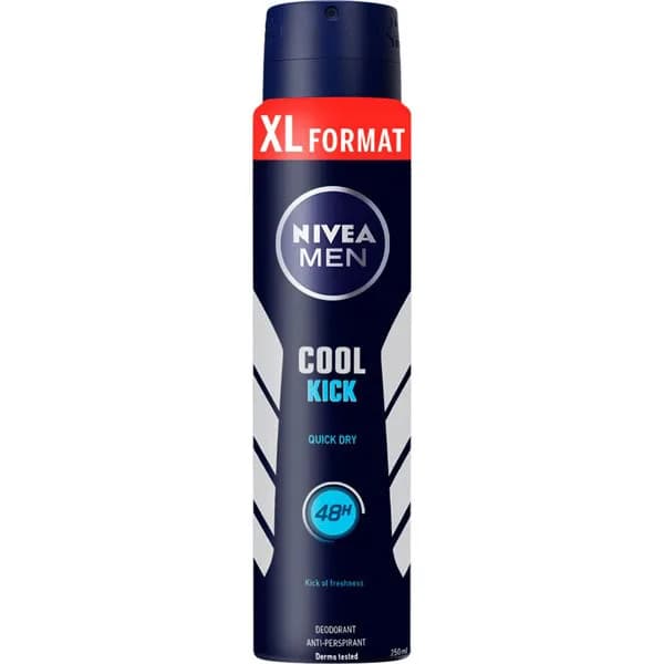اسپری مردانه ضد تعریق نیوا مدل کول کیک COOL KICK حجم ۲۵۰ میل