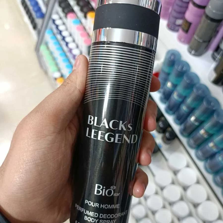 اسپری بدن مردانه بیو استار بلکس لجند Bio Star حجم 200 میل — تصویر ۲