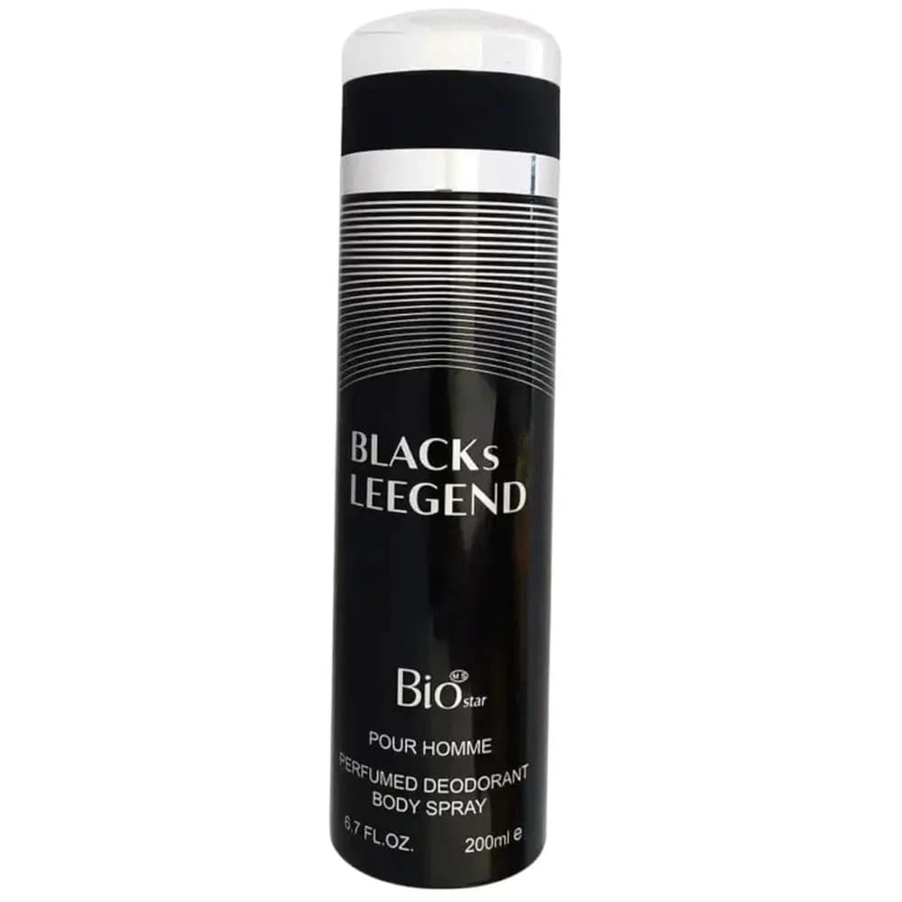 اسپری بدن مردانه بیو استار بلکس لجند Bio Star حجم 200 میل