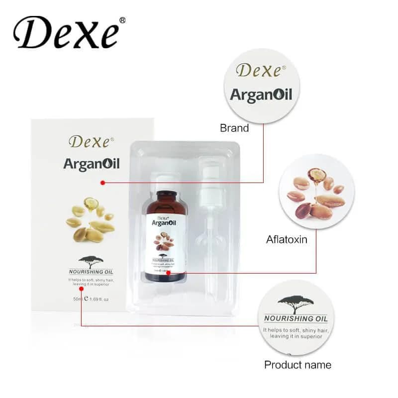 روغن آرگان دکس حجم 50 میلی Argan oil Dexe — تصویر ۶