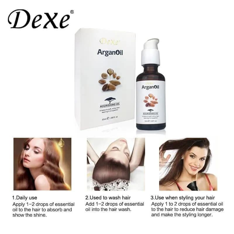 روغن آرگان دکس حجم 50 میلی Argan oil Dexe — تصویر ۸