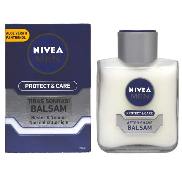 افتر شیو بالسام پوست معمولی مدل protect & care نیوا 100 میلی