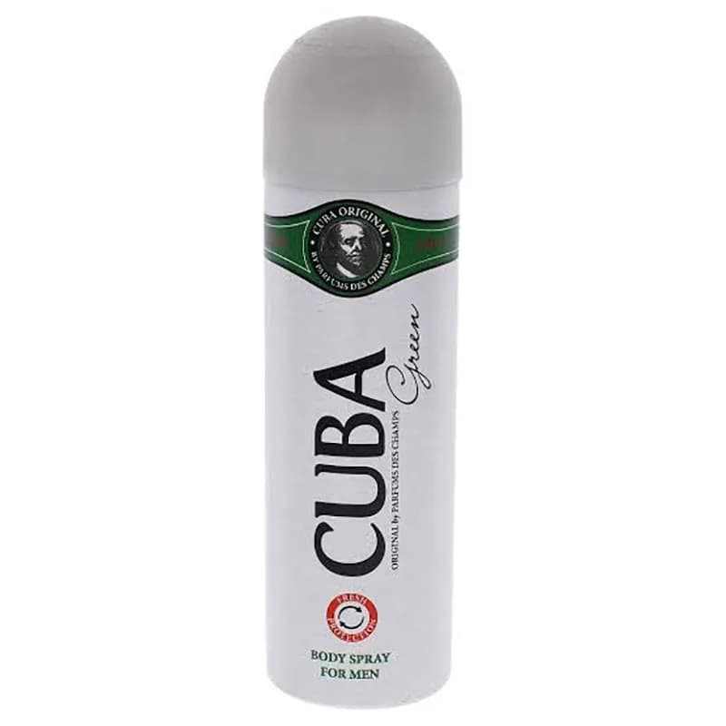 اسپری بدن مردانه کوبا مدل گرین Cuba Green