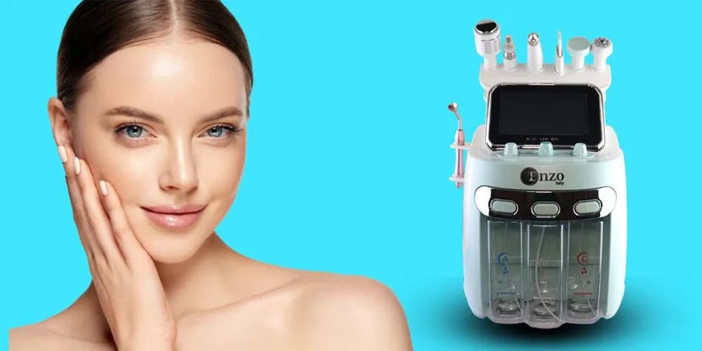 دستگاه هیدروفیشیال 7 کاره انزو بابل اکسیژن Enzo Italy — تصویر ۵