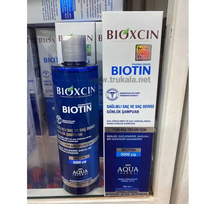 شامپو ضد ریزش بیوتین بیوکسین مدل Aqua Thermal حجم ۳۰۰ میل — تصویر ۴