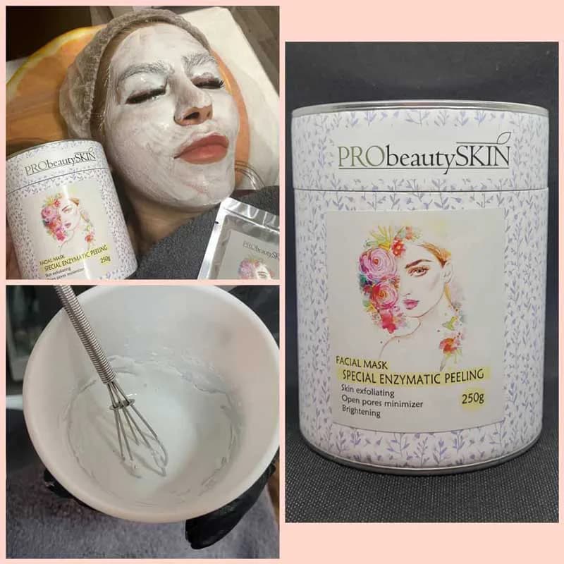 پیلینگ آنزیمی حرفه ای پروبیوتی probeauty حجم 250 گرم — تصویر ۳