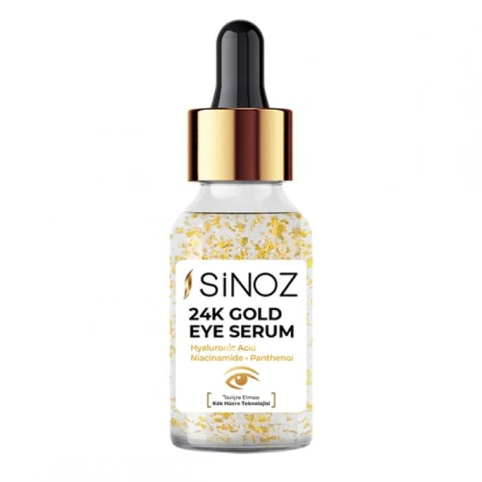 سرم دور چشم آبرسان طلا 24k سینوز Sinoz — تصویر ۲