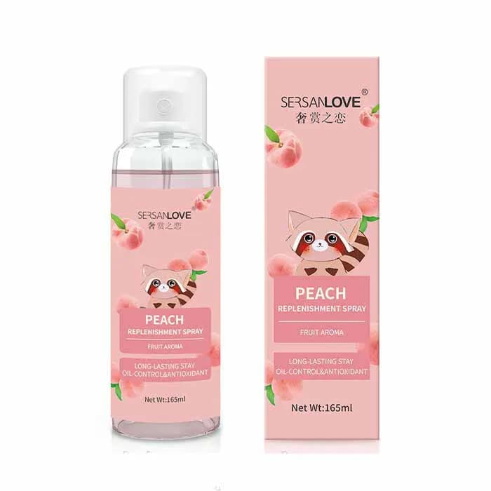 تونر اسپری مرطوب کننده صورت هلو سرسان لاو sersan love