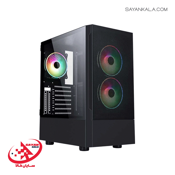 کیس کامپیوتر گیمینگ اوست مدل CASE AWEST GT AV201 MB BLACK