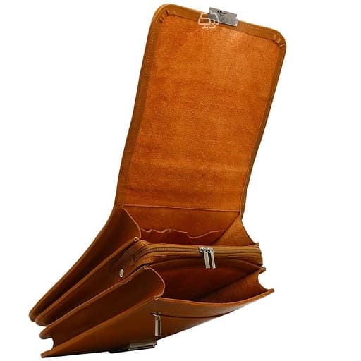 کیف دوشی چرم طبیعی مدل 777 اسپرت — تصویر ۵