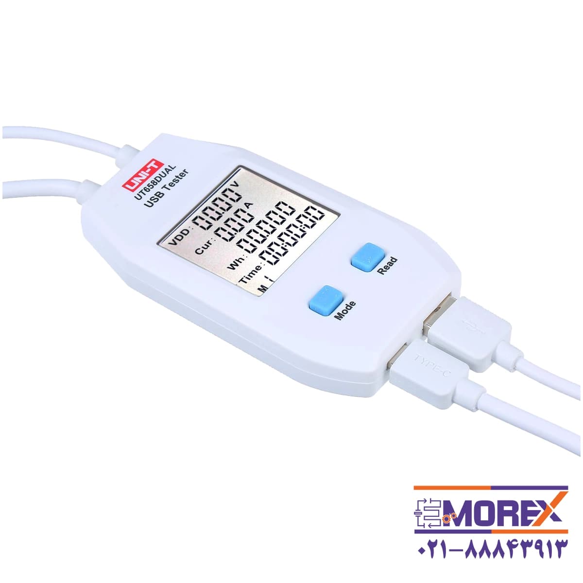 تستر USB یونی تی | UNI-T مدل UT658DUAL — تصویر ۳