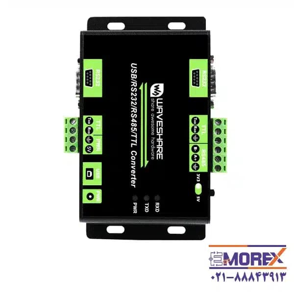 مبدل صنعتی ویوشیر | WAVESHARE مدل USB/RS232/RS485/TTL Converter — تصویر ۶