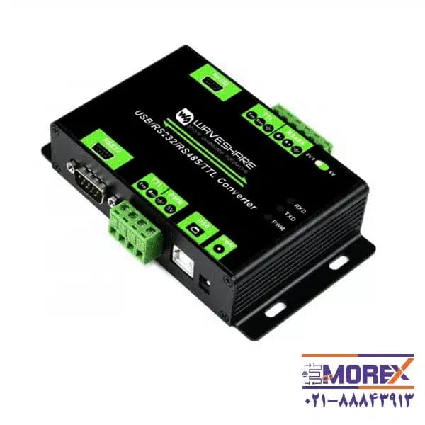 مبدل صنعتی ویوشیر | WAVESHARE مدل USB/RS232/RS485/TTL Converter