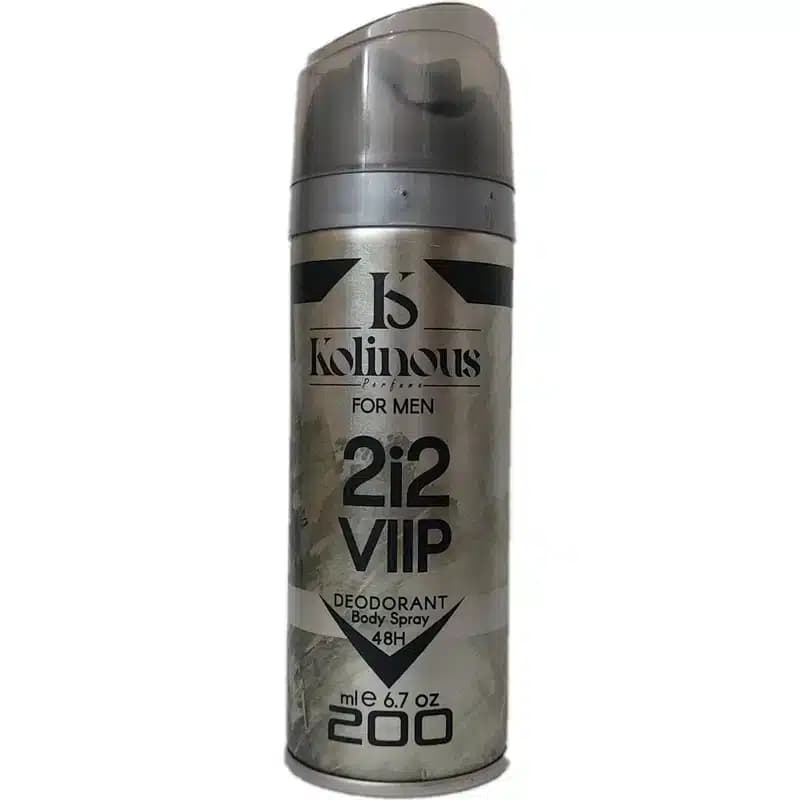 اسپری بدن مردانه کلینوس مدل 212vip حجم 200 میل