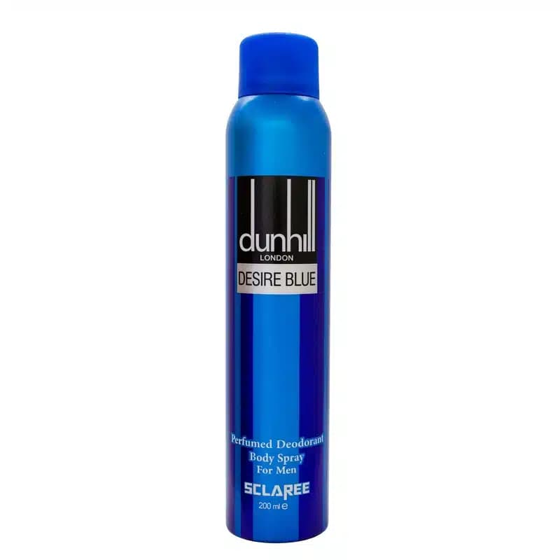 اسپری بدن مردانه اسکلاره مدل Dunhill Desire Blue حجم 200 میل