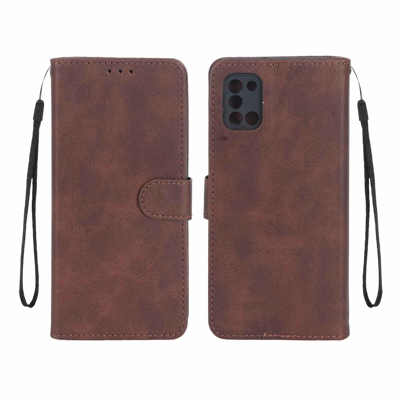 کیف موبایل مگنتی Samsung A31 – قهوه ای