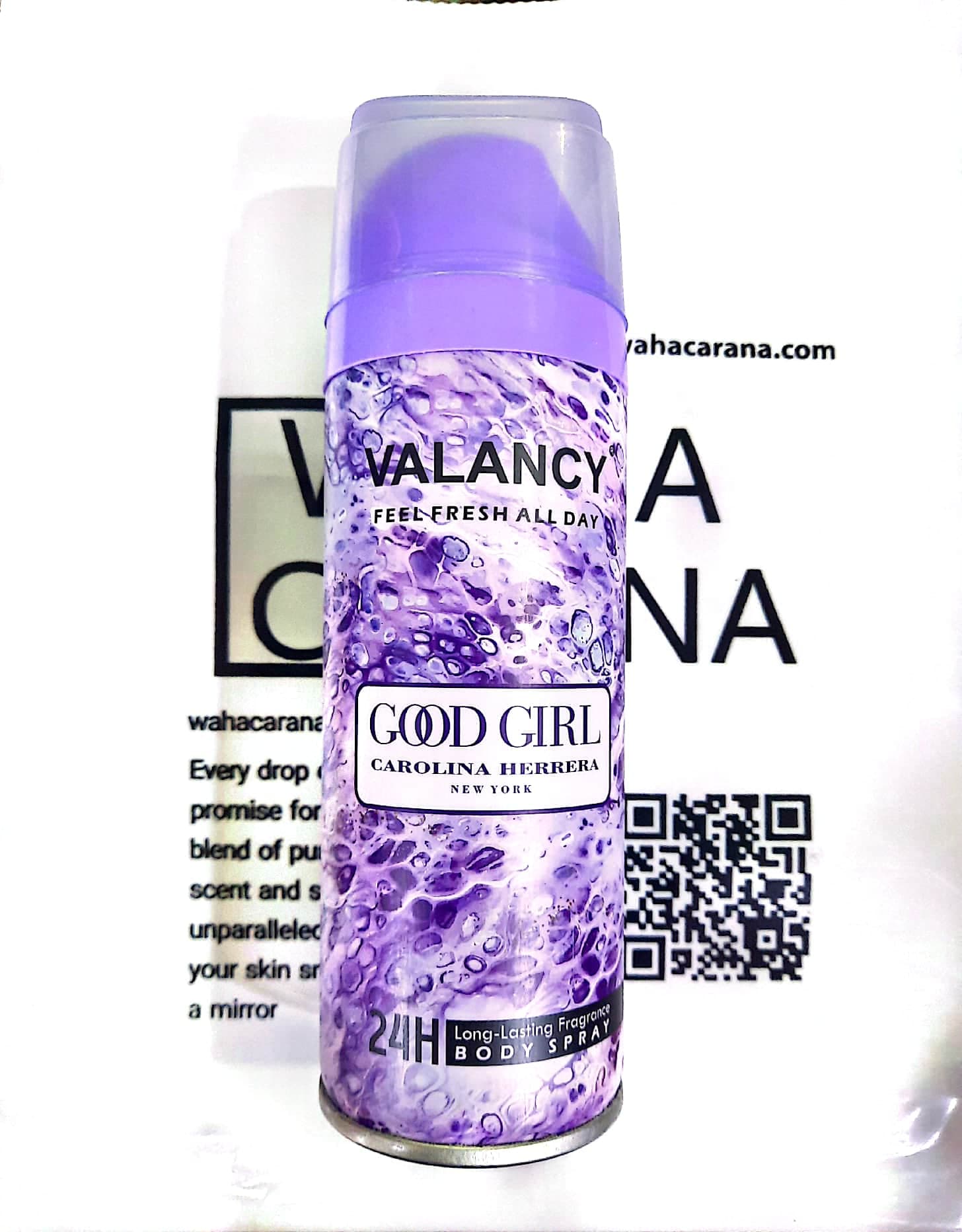 اسپری بدن Valancy والانسی رایحه گود گرل حجم 200 میل