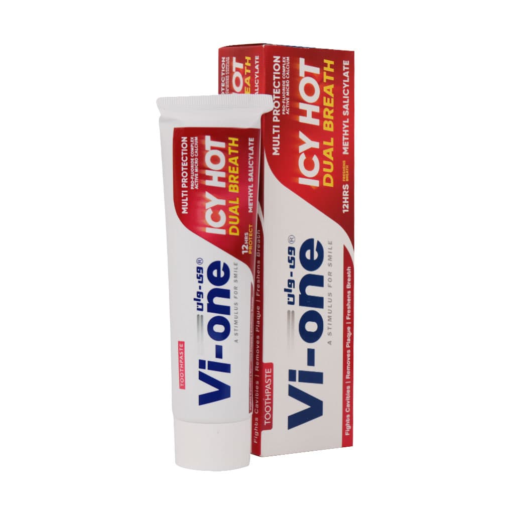 خمیر دندان وی وان (vi-one) مدل ICY HOT وزن 130 گرم