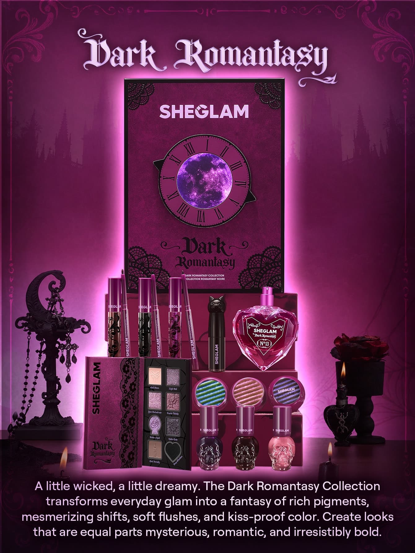 تینت لب و گونه Dark Romantasy شیگلم رنگ Plum Hex — تصویر ۵