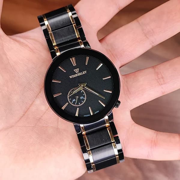 ساعت مچی عقربه ای مردانه ویمبرلی طلایی مدل WB-CS224G-E — تصویر ۱۱