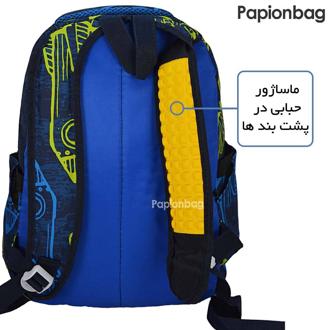 کوله‌پشتی مدرسه پسرانه طرح موشک مدل 37 — تصویر ۶