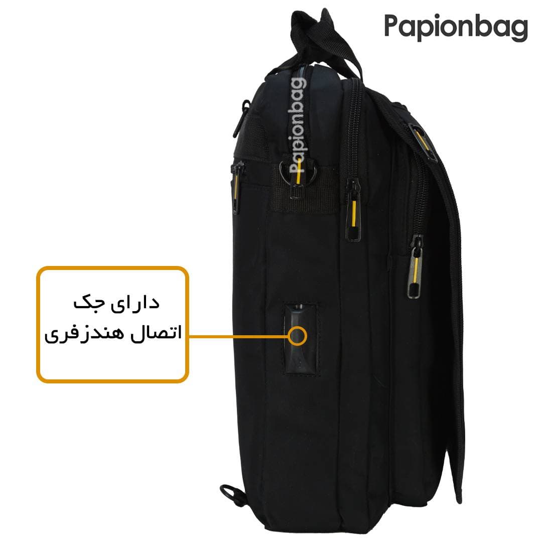 کیف برزنتی اداری دانشجویی برند camel کد17 — تصویر ۴