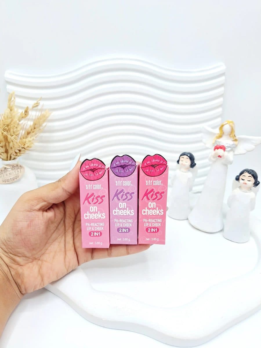 رژ لب و رژگونه استیکی حرارتی شاین دار اس اف آر کالر s.f.r color کد 5930 — تصویر ۳