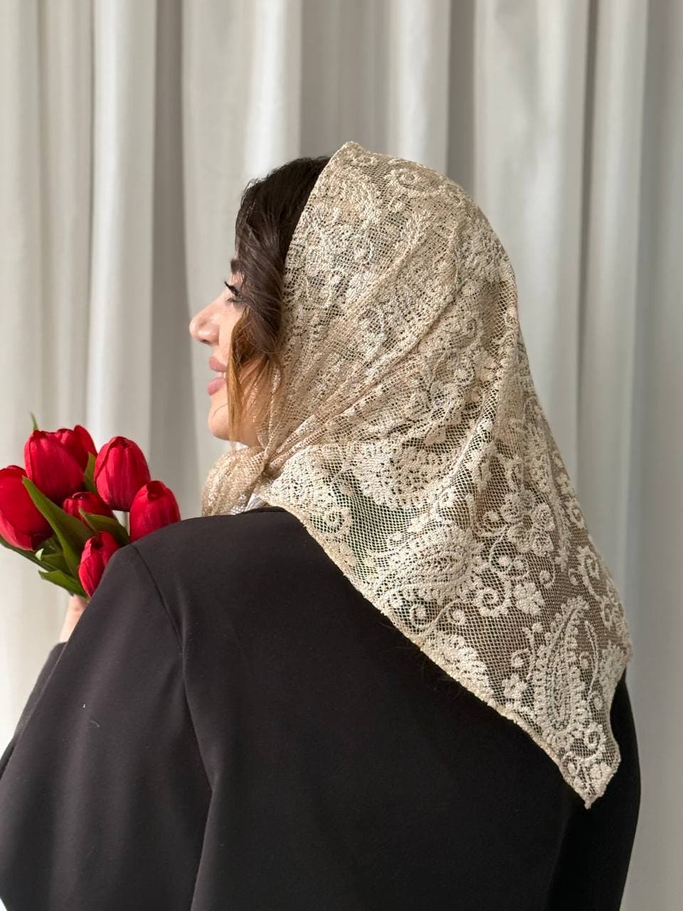مینی اسکارف چهارگوش دانتل 59713