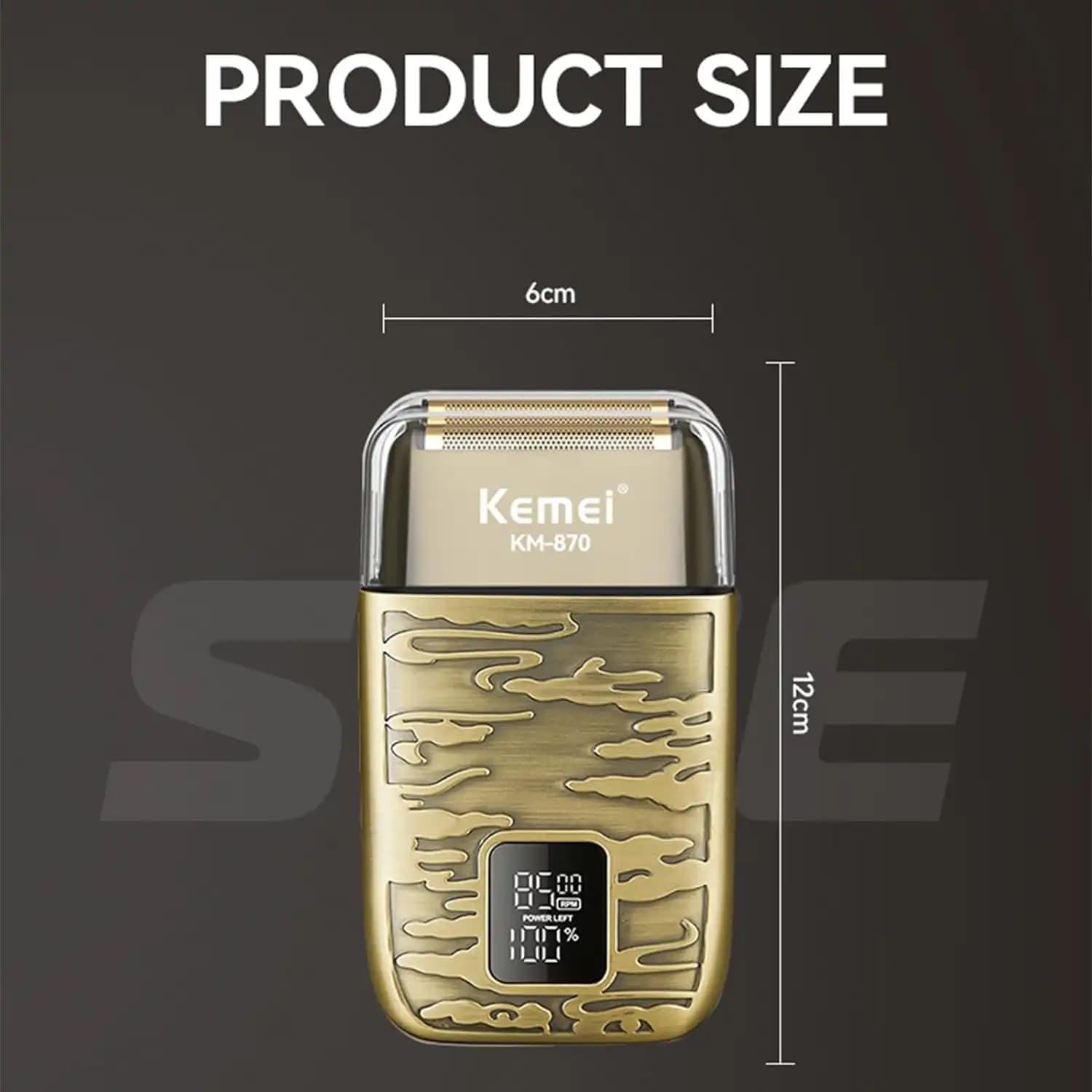 شیور صفر زن کیمیKemei مدل KM-870 — تصویر ۲