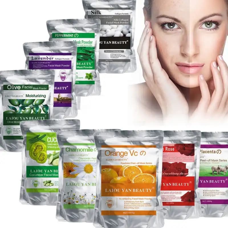 ماسک پودری لاتکسی LAION YAN BEAUTY عصاره شیر گاو 500 گرمی
