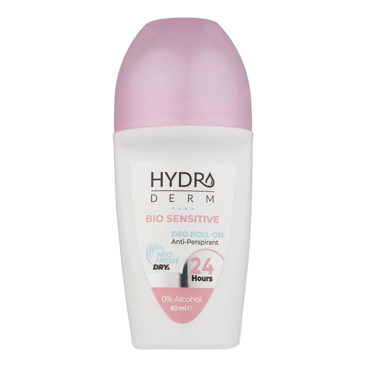 رول ضد تعریق زنانه هیدرودرم HYDRADERM مدل BIO SENSITIVE حجم 50 میلی لیتر