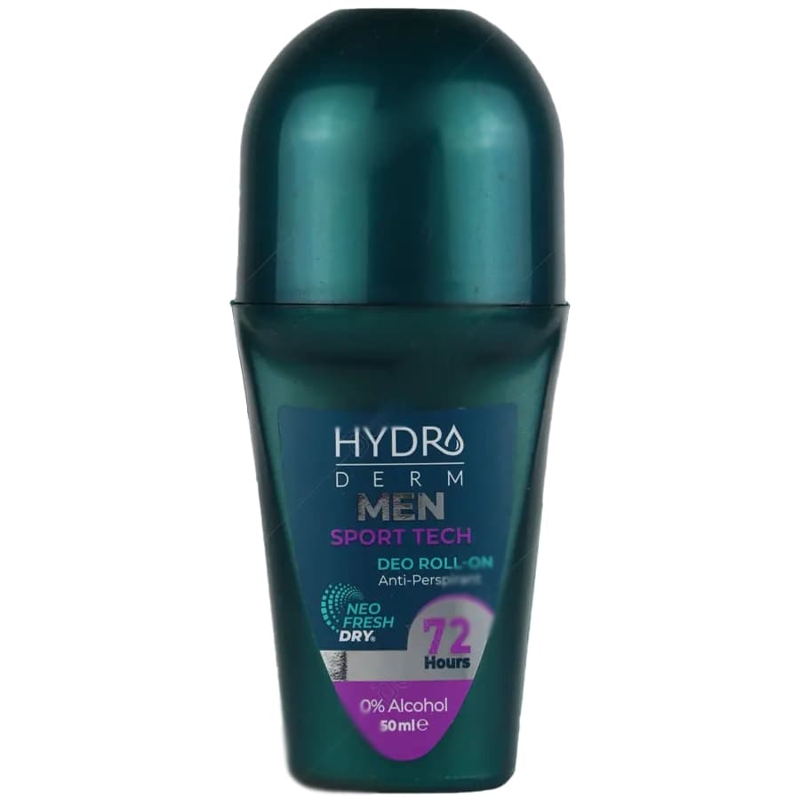 رول ضد تعریق مردانه هیدرودرم HYDRADERM مدل SPORT TECH حجم 50 میلی لیتر