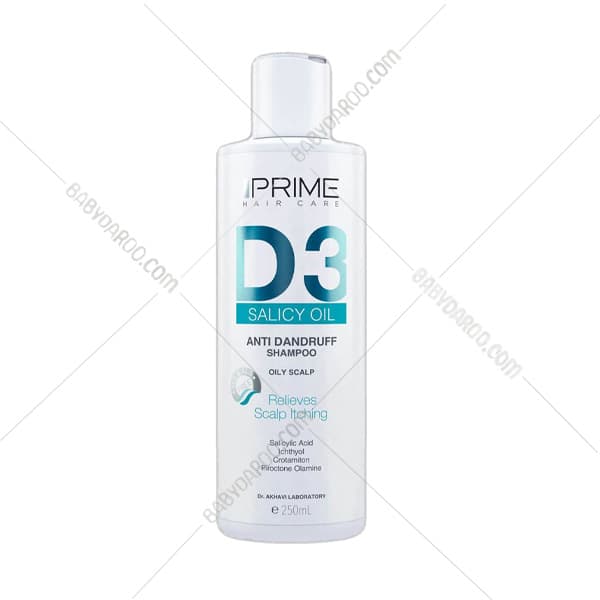 شامپو ضد شوره D3 پریم مناسب پوست چرب – Prime D3 — تصویر ۲