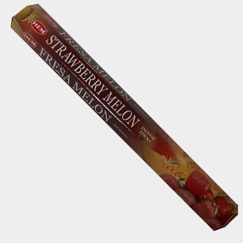 عود خوشبو کننده هم HEM مدل استرابری ملون ( توت فرنگی طالبی ) strawberry melon