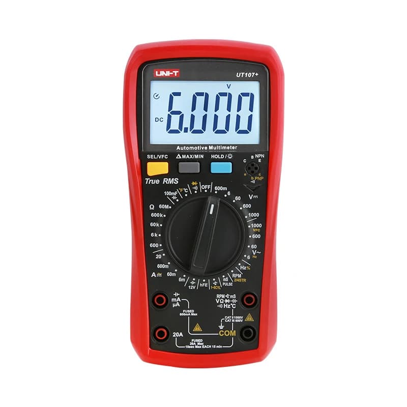 مولتی متر خودرویی یونیتی مدل UNI-T UT107+